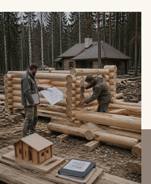 Проектирование и строительство домов из бревна в Тулуне